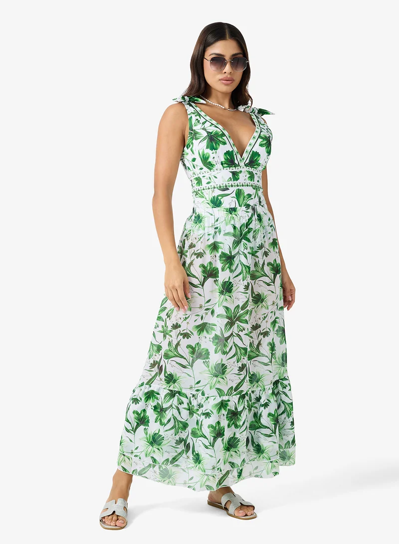 ELLA  Printed Swimsuit & Skirt Set for Women | Best Price UAE